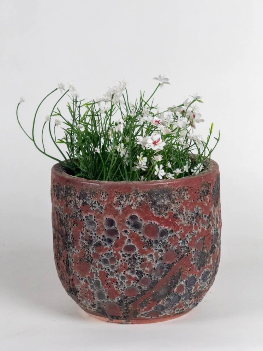 Classic Ceramic Planter — 5" Dia × 8" Height — Primary View
