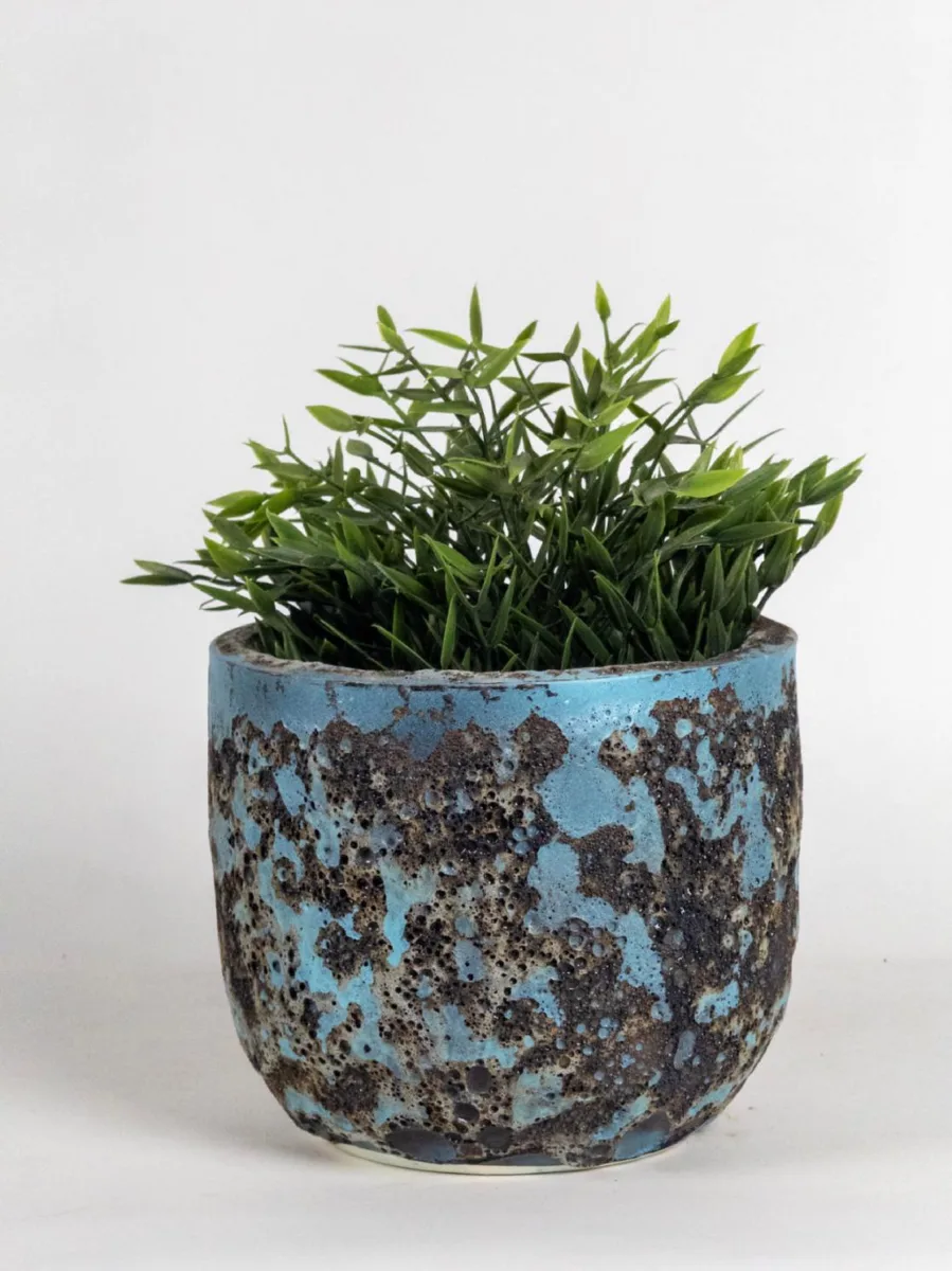 Classic Ceramic Planter — 6" Dia × 5" Height — Primary View