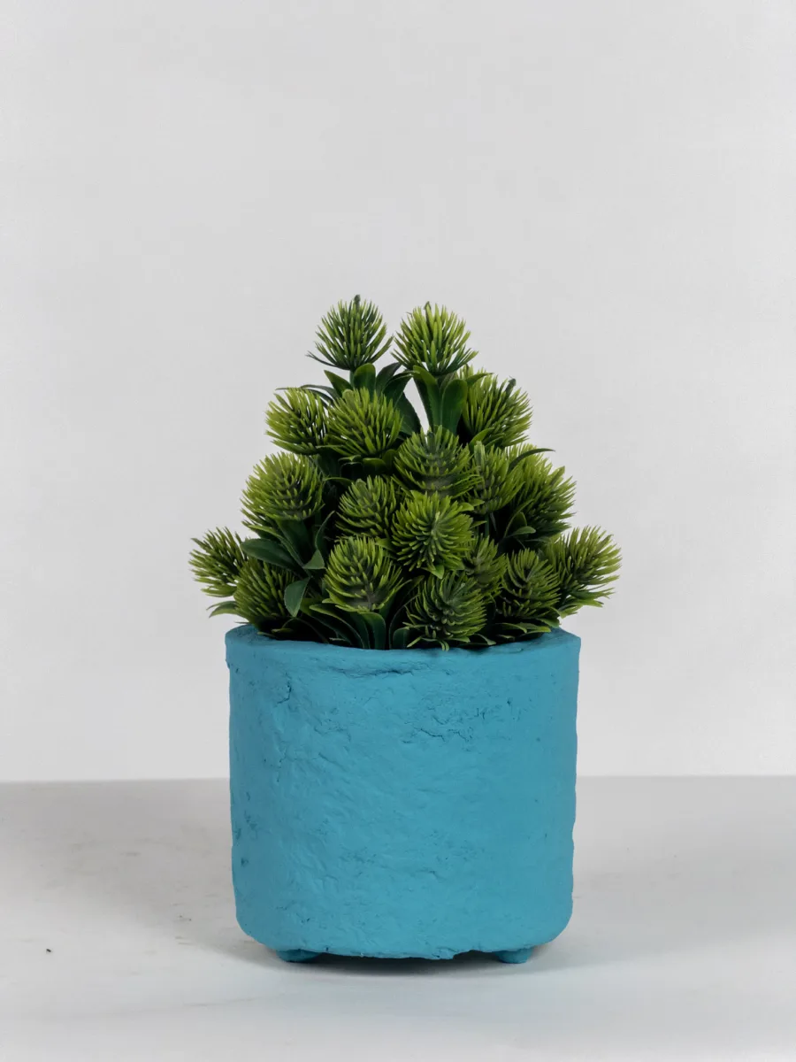 Classic Ceramic Planter — 3" Dia × 2.5" Height — Primary View