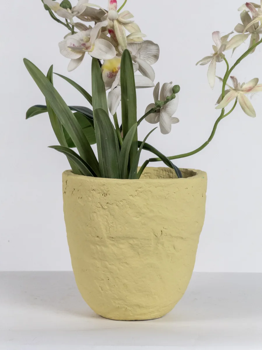 Classic Ceramic Planter — 3" Dia × 2.5" Height — Primary View