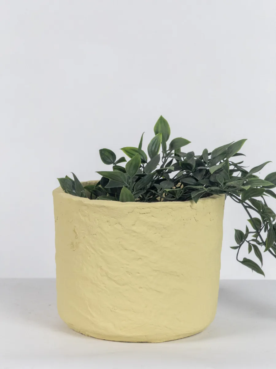 Classic Ceramic Planter — 4" Dia × 3.5" Height — Primary View