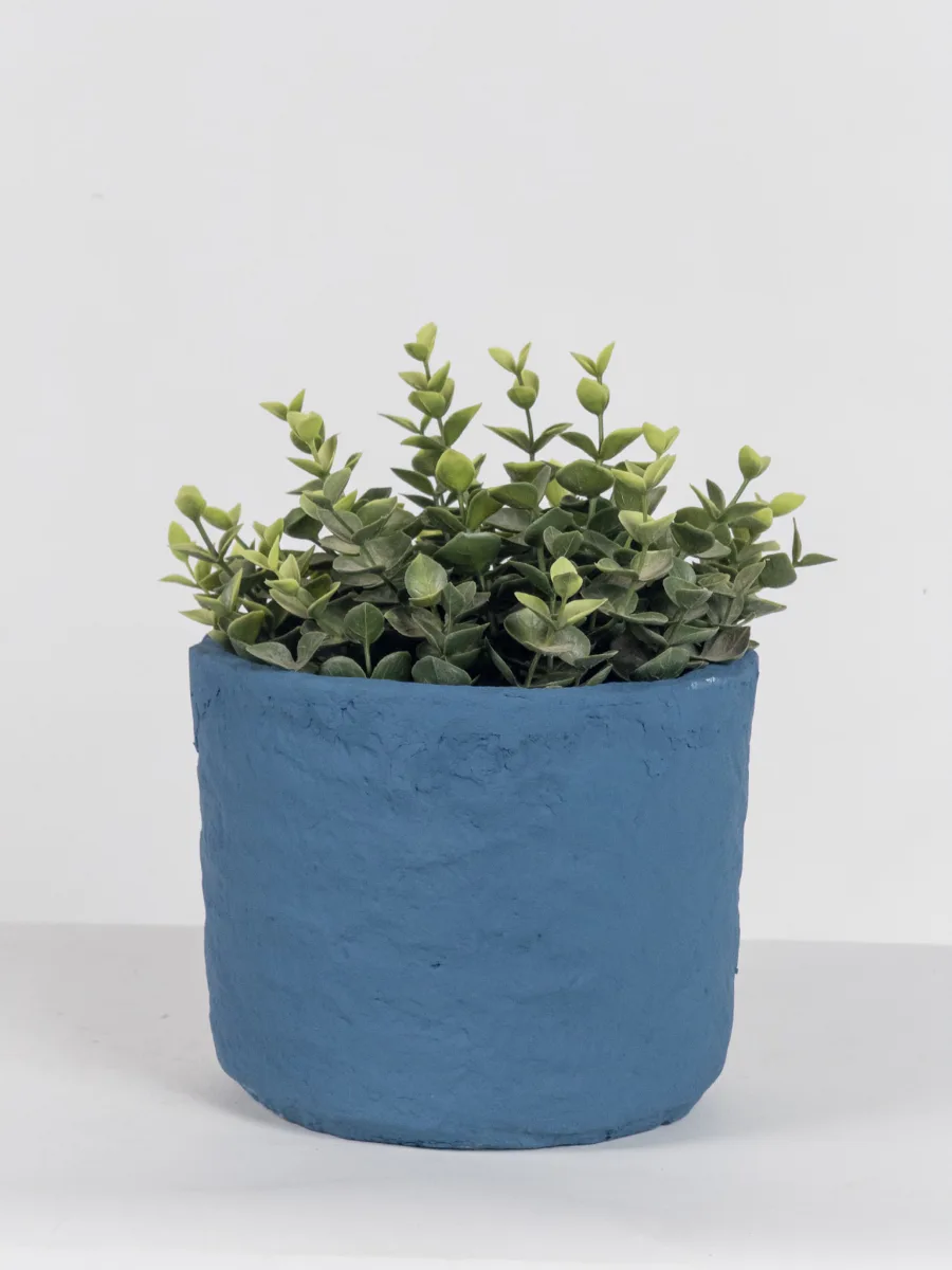 Classic Ceramic Planter — 4" Dia × 4" Height — Primary View