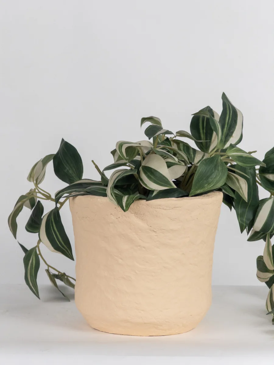 Classic Ceramic Planter — 7" Dia × 6" Height — Primary View
