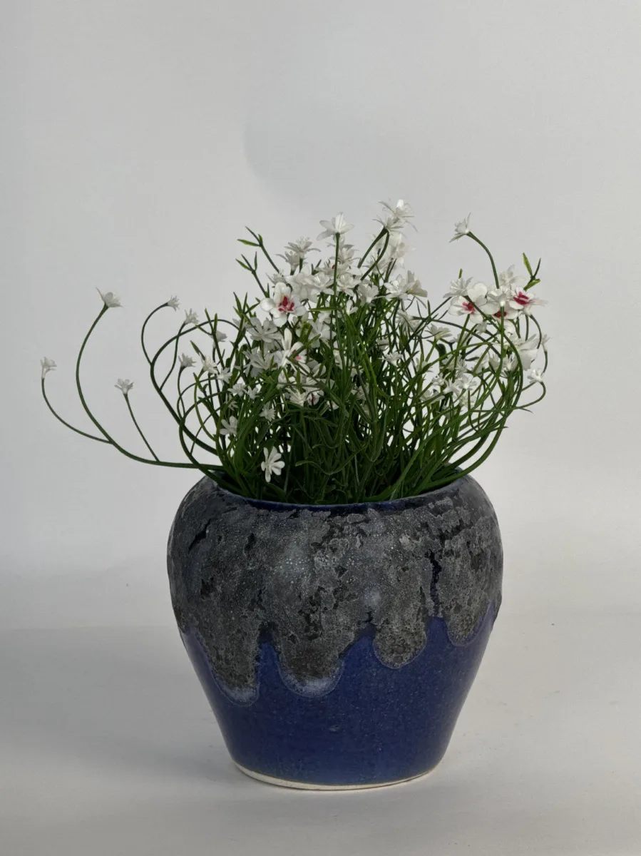 Classic Ceramic Planter — 7" Dia × 6" Height — Primary View