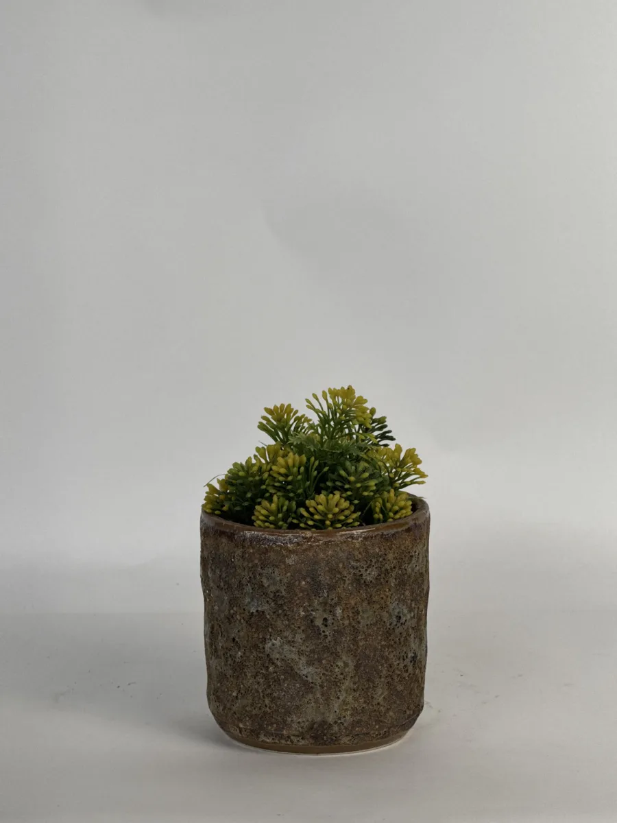 Classic Ceramic Planter — 4.5" Dia × 4" Height — Primary View
