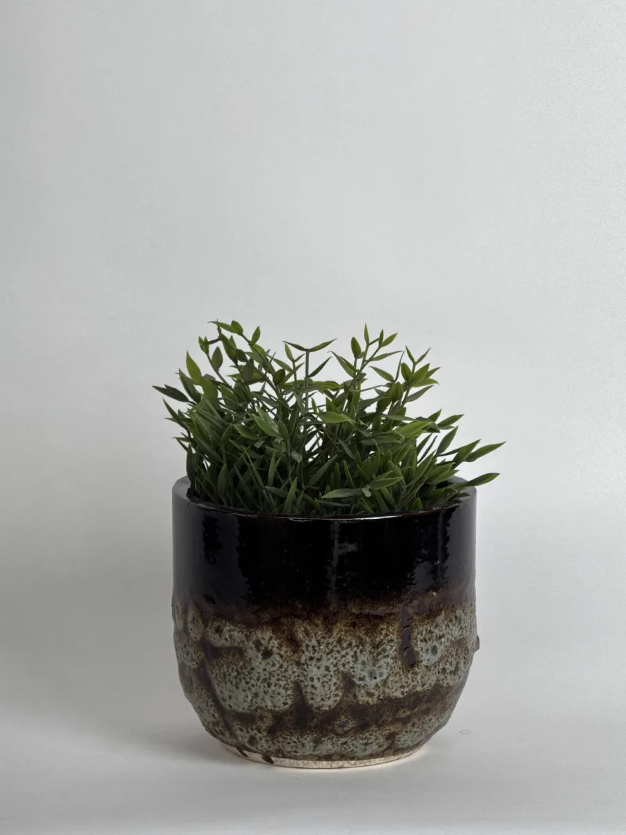 Classic Ceramic Planter — 4.5" Dia × 4" Height — Primary View