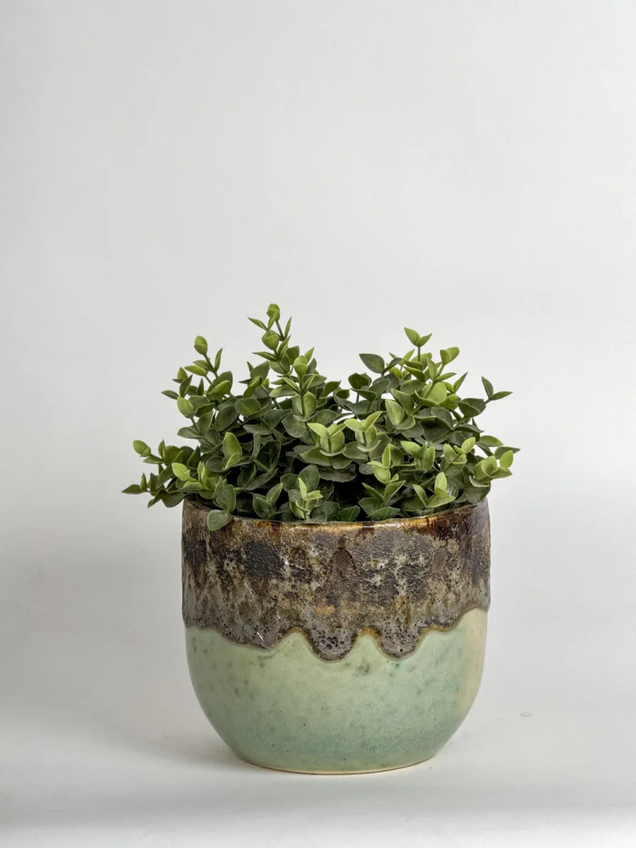 Classic Ceramic Planter — 4.5" Dia × 4" Height — Primary View