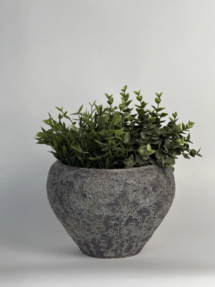 Classic Ceramic Planter — 4.5" Dia × 5" Height — Primary View