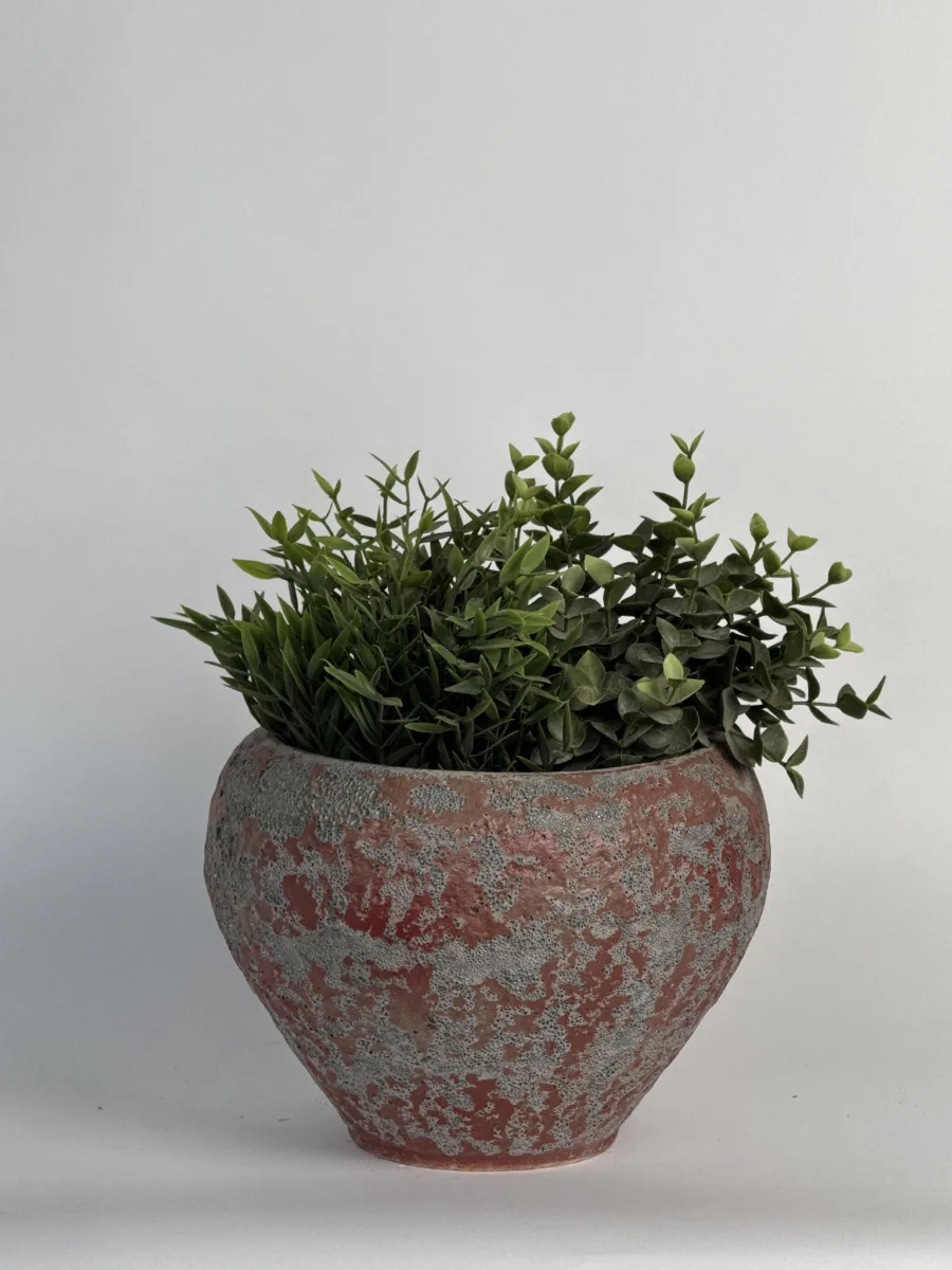 Classic Ceramic Planter — 6" Dia × 5" Height — Primary View