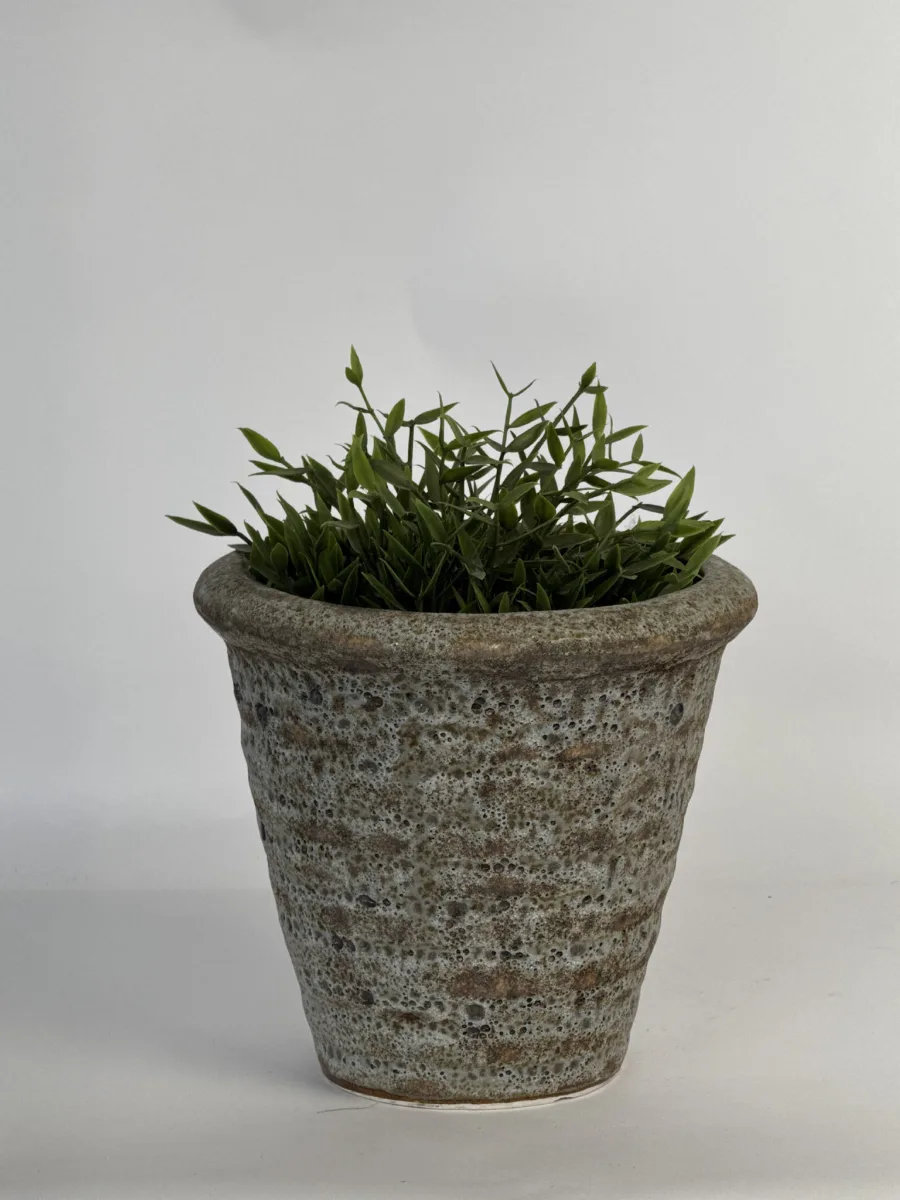 Classic Ceramic Planter — 7" Dia × 6" Height — Primary View