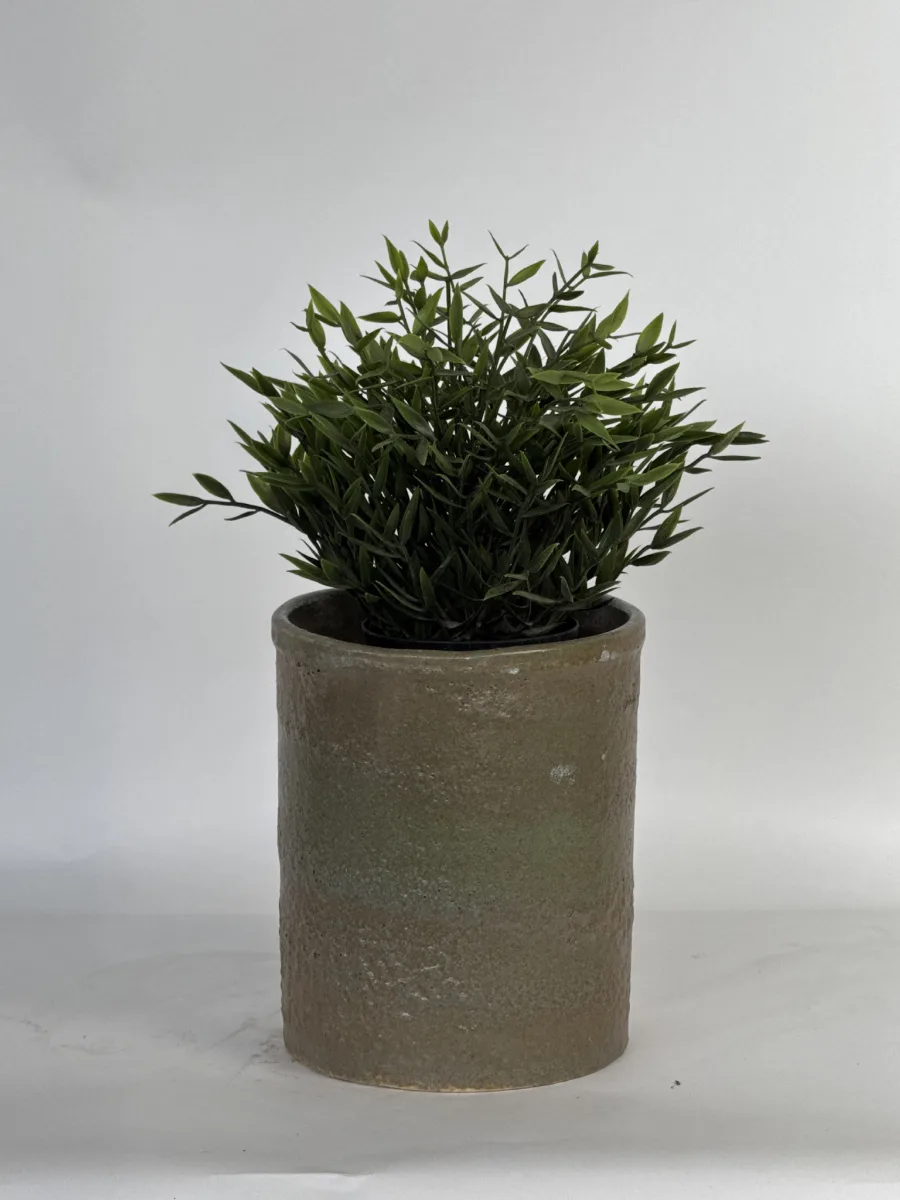 Classic Ceramic Planter — 7" Dia × 6" Height — Primary View