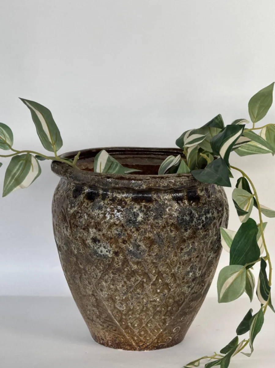 Classic Ceramic Planter — 7" Dia × 6" Height — Primary View