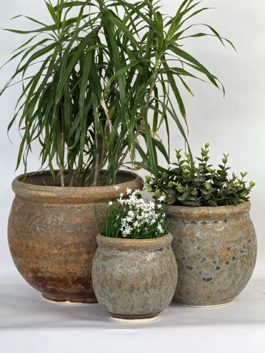 Classic Ceramic Planter — 8" Dia × 7" Height — Primary View