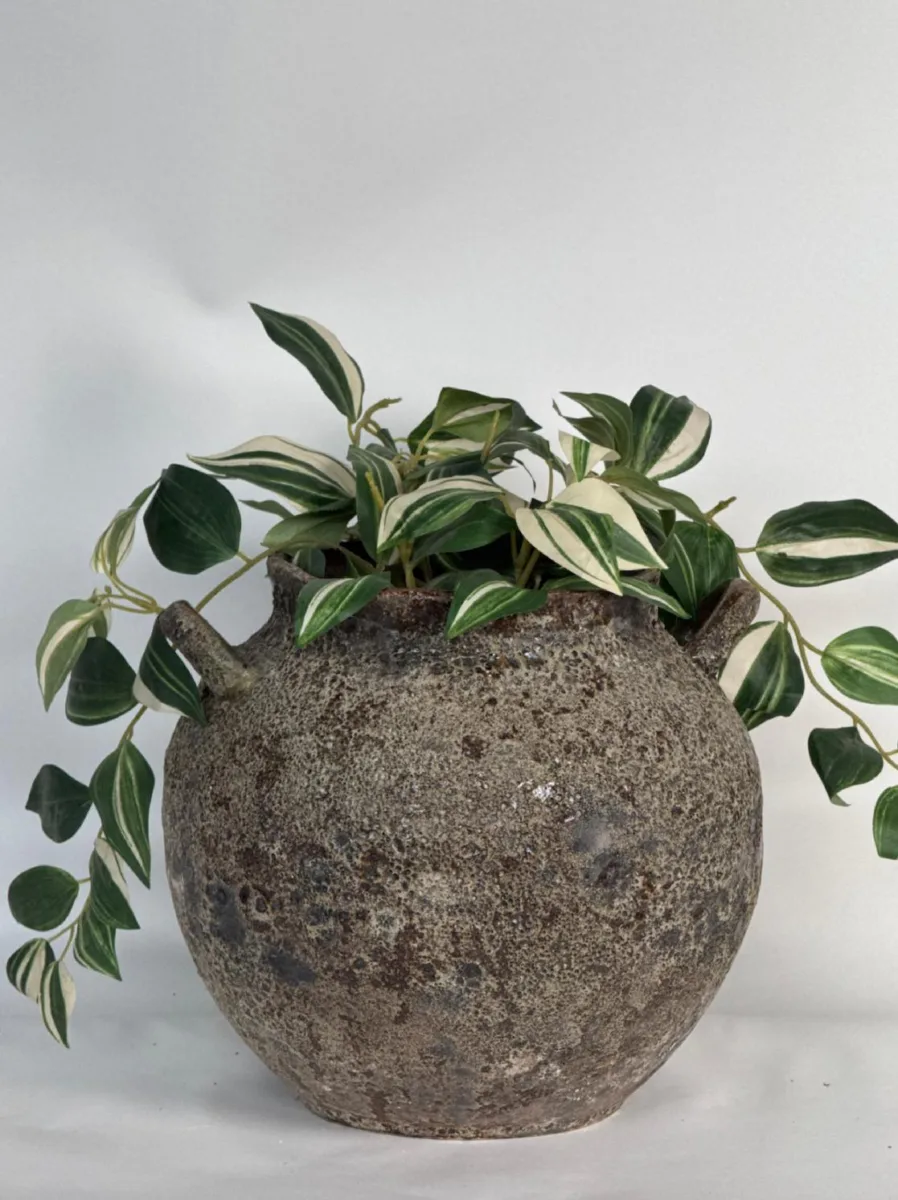 Classic Ceramic Planter — 8" Dia × 7" Height — Primary View