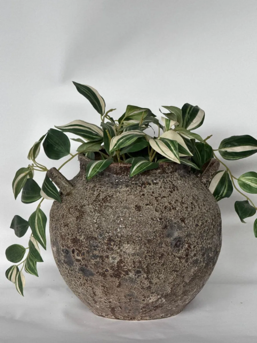 Classic Ceramic Planter — 6" Dia × 7" Height — Primary View