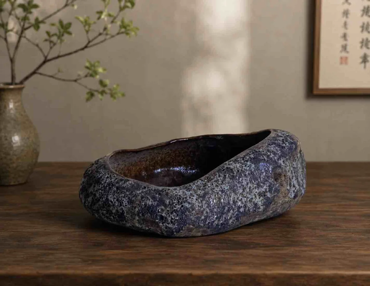 Classic Ceramic Planter — 9" Dia × 10" Height — Primary View