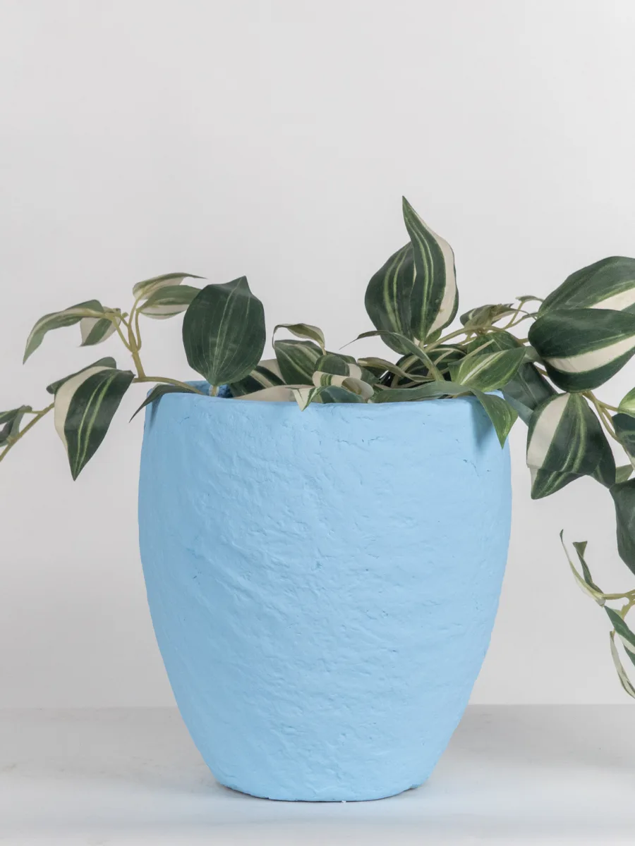 Classic Ceramic Planter — 10" Dia × 10" Height — Primary View