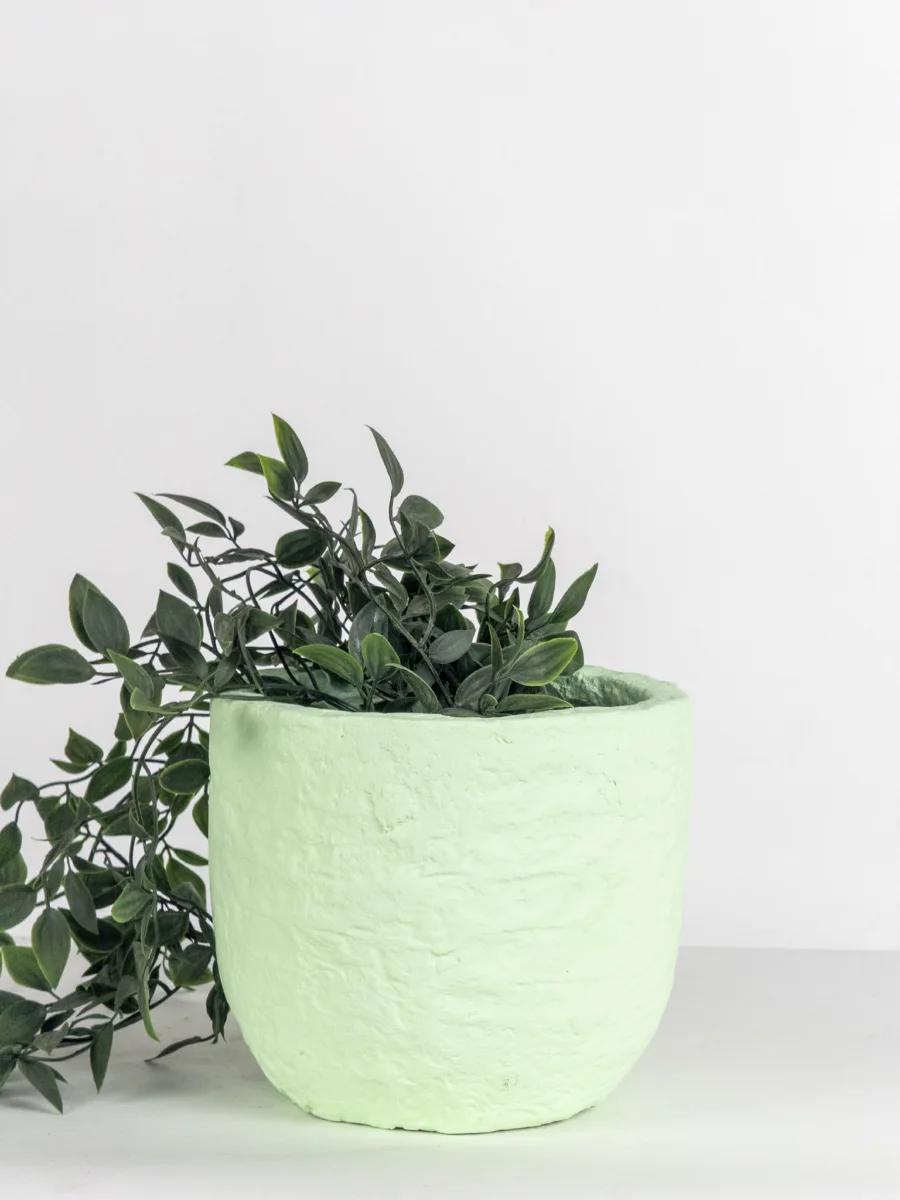 Classic Ceramic Planter — 7" Dia × 6" Height — Primary View