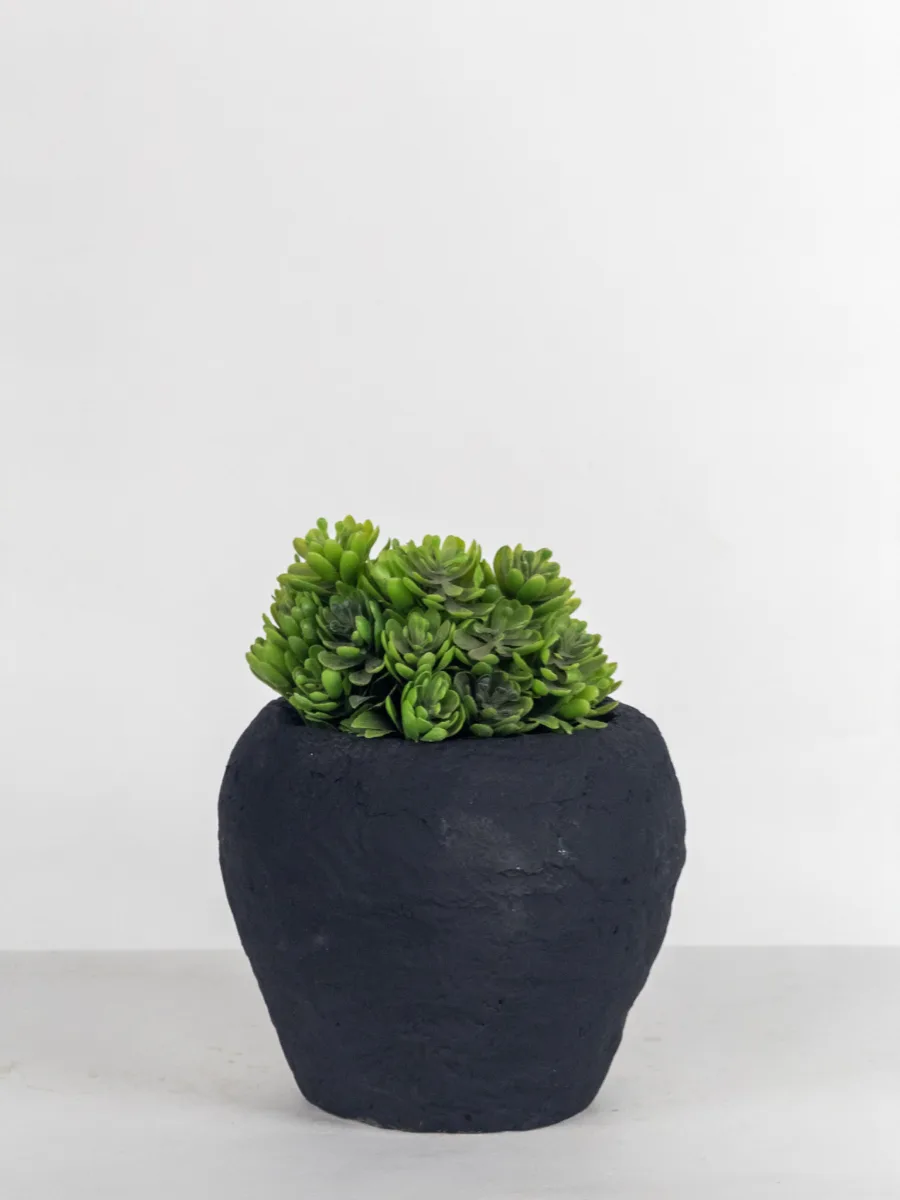 Classic Ceramic Planter — 5" Dia × 7" Height — Primary View