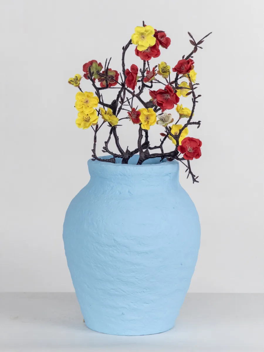 Classic Ceramic Planter — 7" Dia × 6.5" Height — Primary View