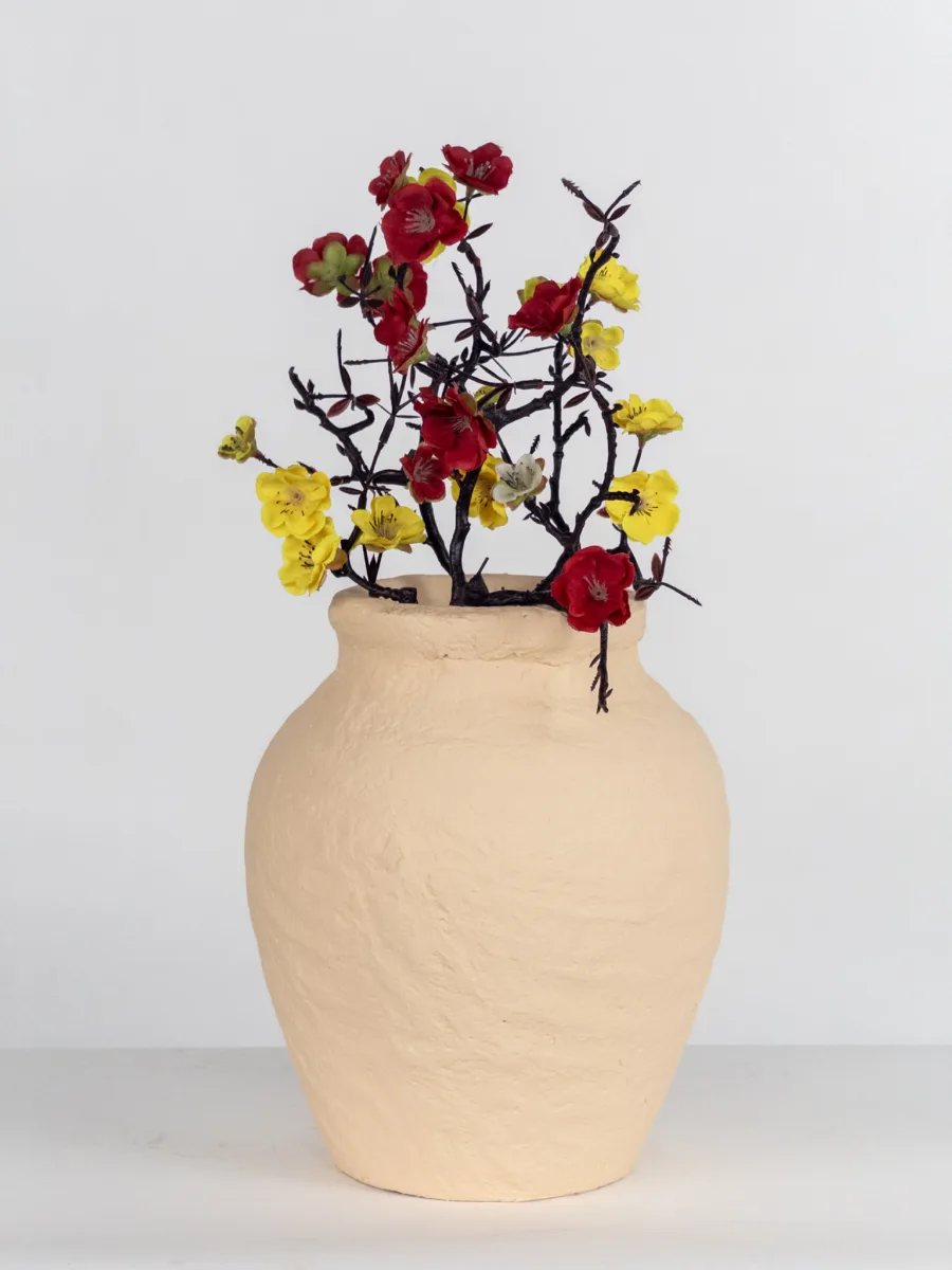 Classic Ceramic Planter — 7" Dia × 6.5" Height — Primary View