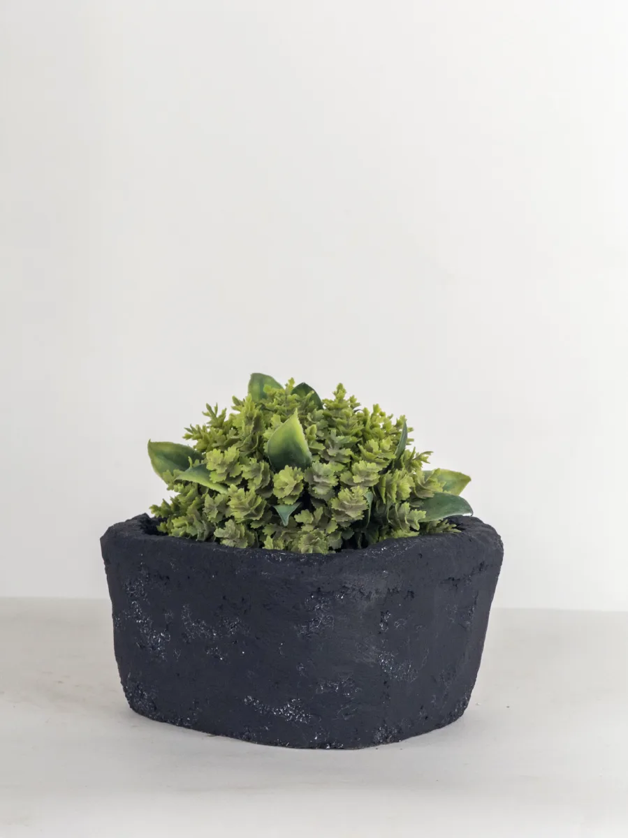 Classic Ceramic Planter — 8" Dia × 8" Height — Primary View