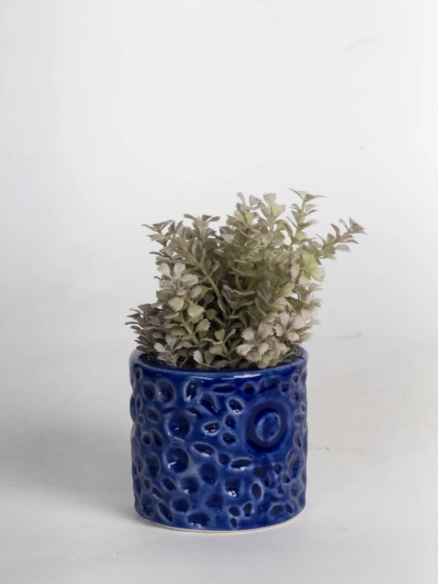 Classic Ceramic Planter — 7" Dia × 6.5" Height — Primary View