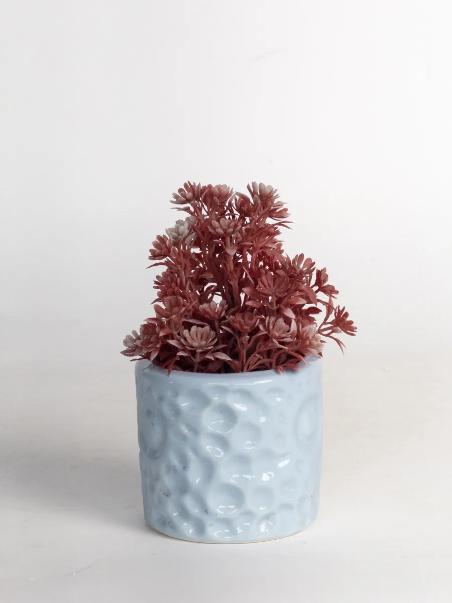 Classic Ceramic Planter — 3" Dia × 2.5" Height — Primary View