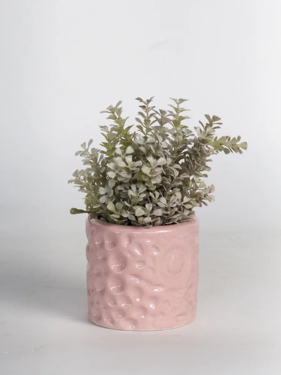 Classic Ceramic Planter — 3" Dia × 2.5" Height — Primary View