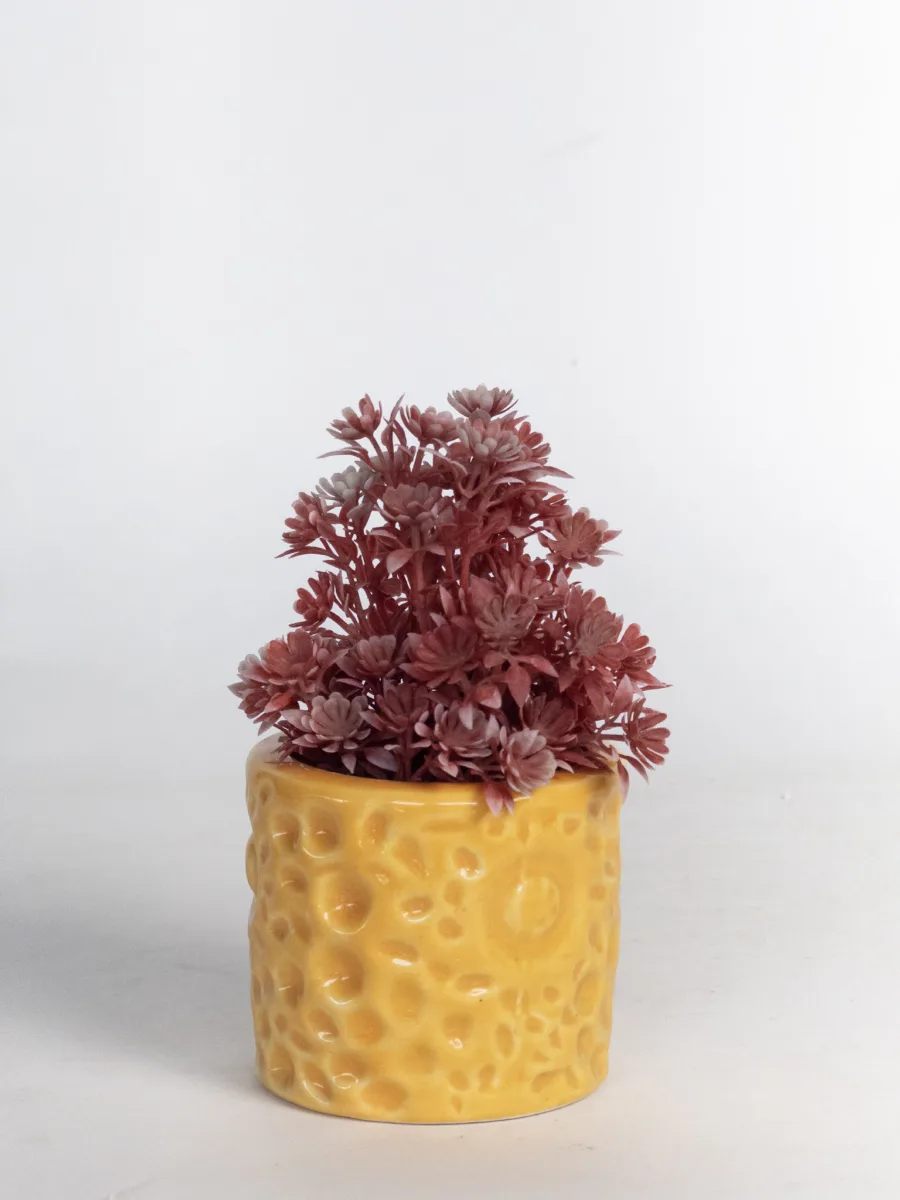 Classic Ceramic Planter — 3" Dia × 3" Height — Primary View