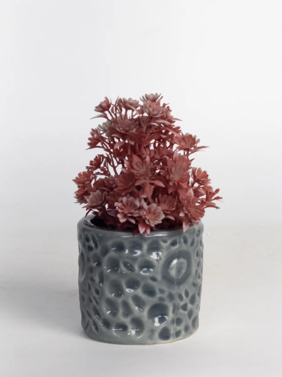 Classic Ceramic Planter — 4" Dia × 3" Height — Primary View