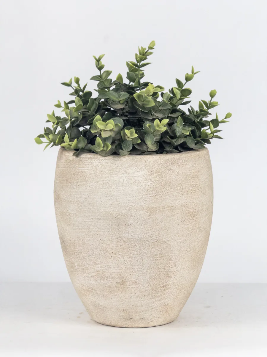 Classic Ceramic Planter — 3" Dia × 2" Height — Primary View