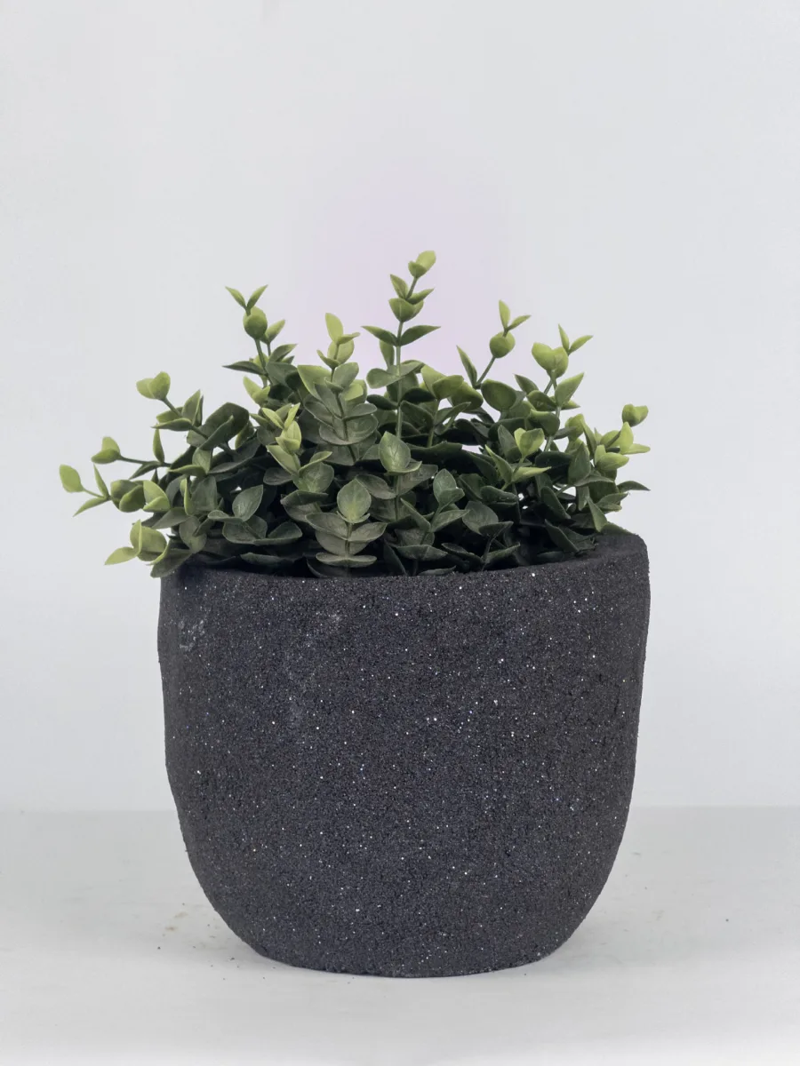 Classic Ceramic Planter — 3" Dia × 2" Height — Primary View