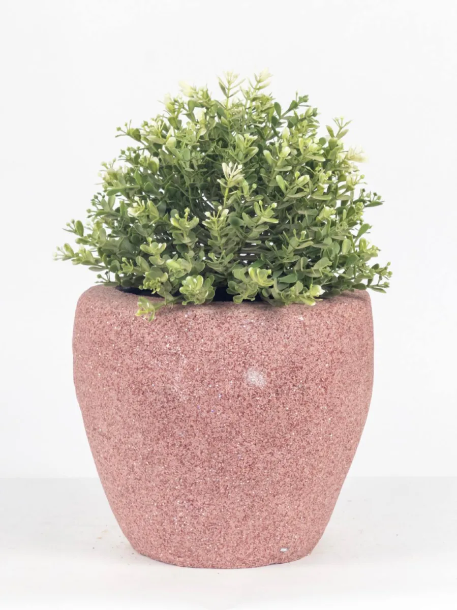 Classic Ceramic Planter — 6" Dia × 5" Height — Primary View
