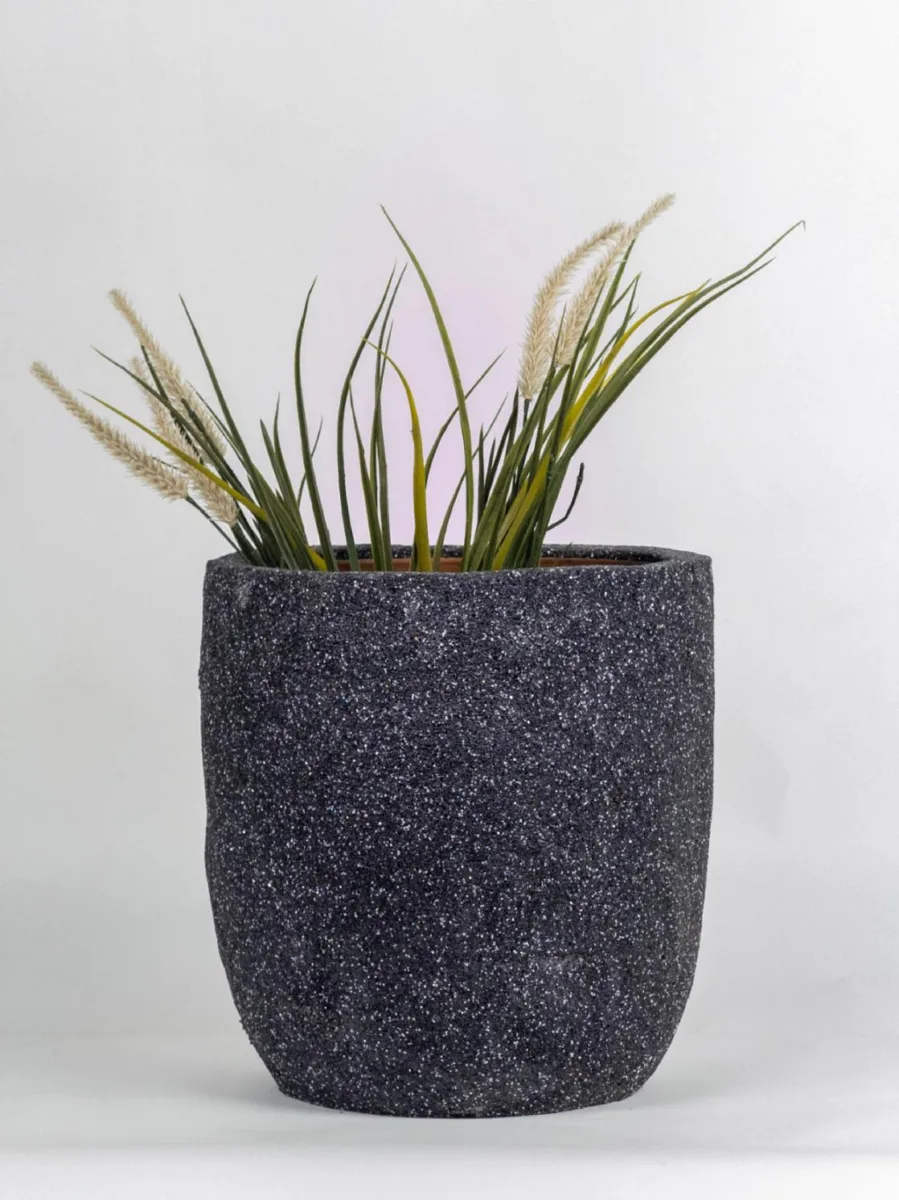 Classic Ceramic Planter — 6" Dia × 5" Height — Primary View