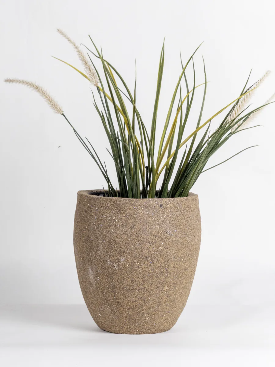 Classic Ceramic Planter — 8" Dia × 7" Height — Primary View