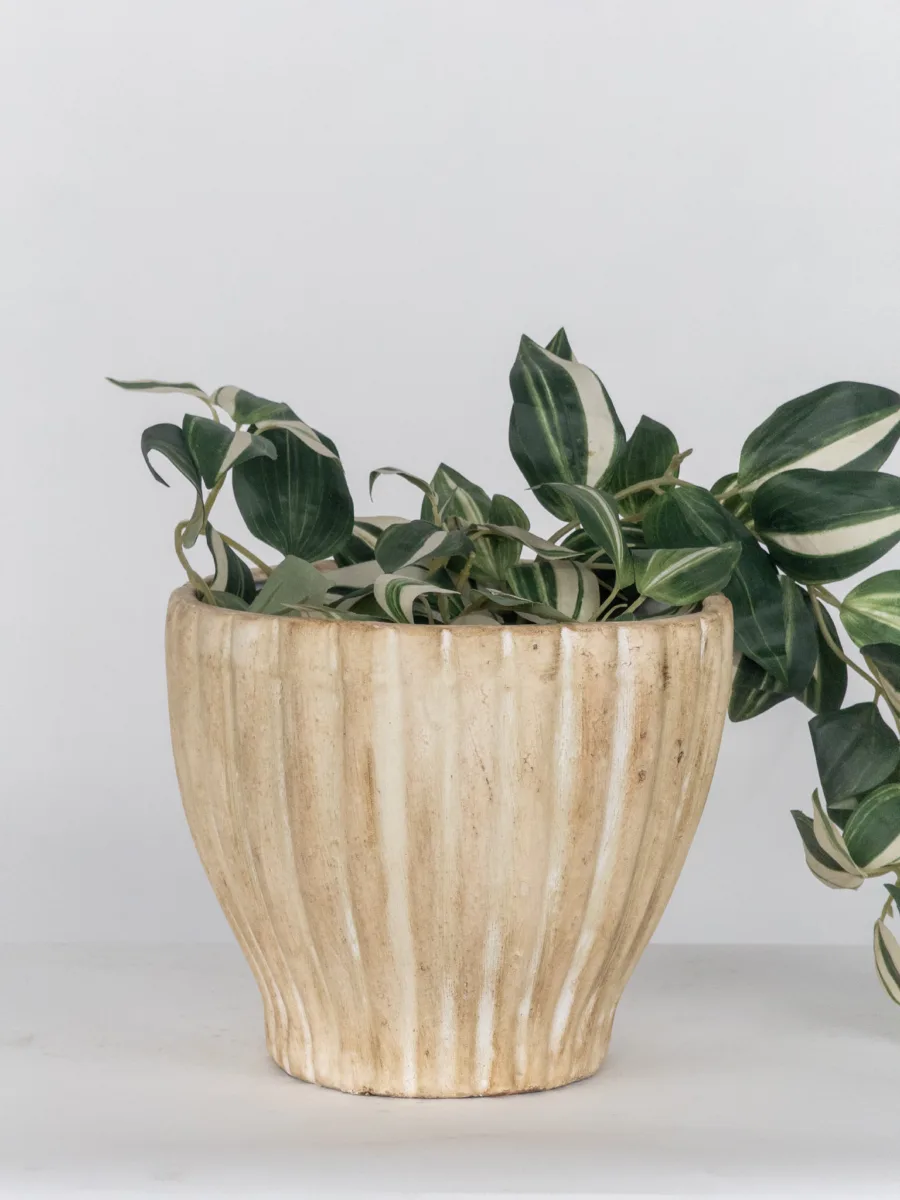Classic Ceramic Planter — 8" Dia × 7" Height — Primary View