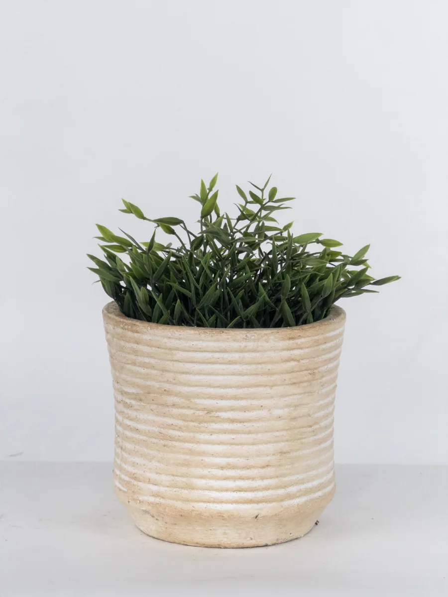 Classic Ceramic Planter — 4.5" Dia × 4" Height — Primary View