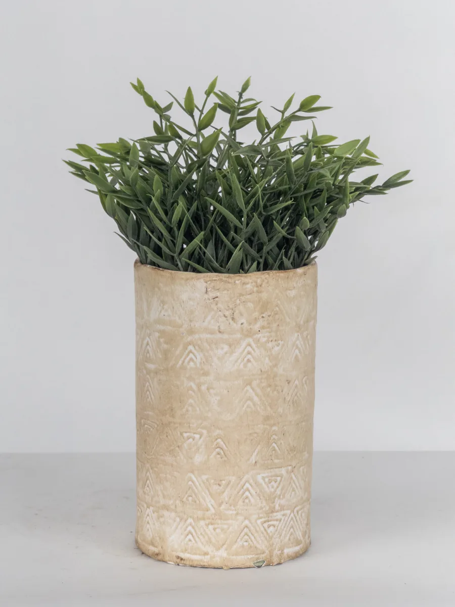 Classic Ceramic Planter — 5" Dia × 5" Height — Primary View