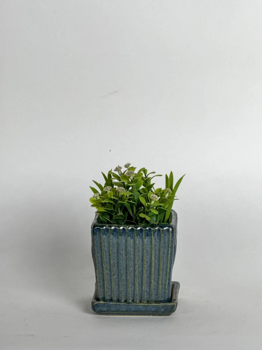 Classic Ceramic Planter — 5" Dia × 4" Height — Primary View