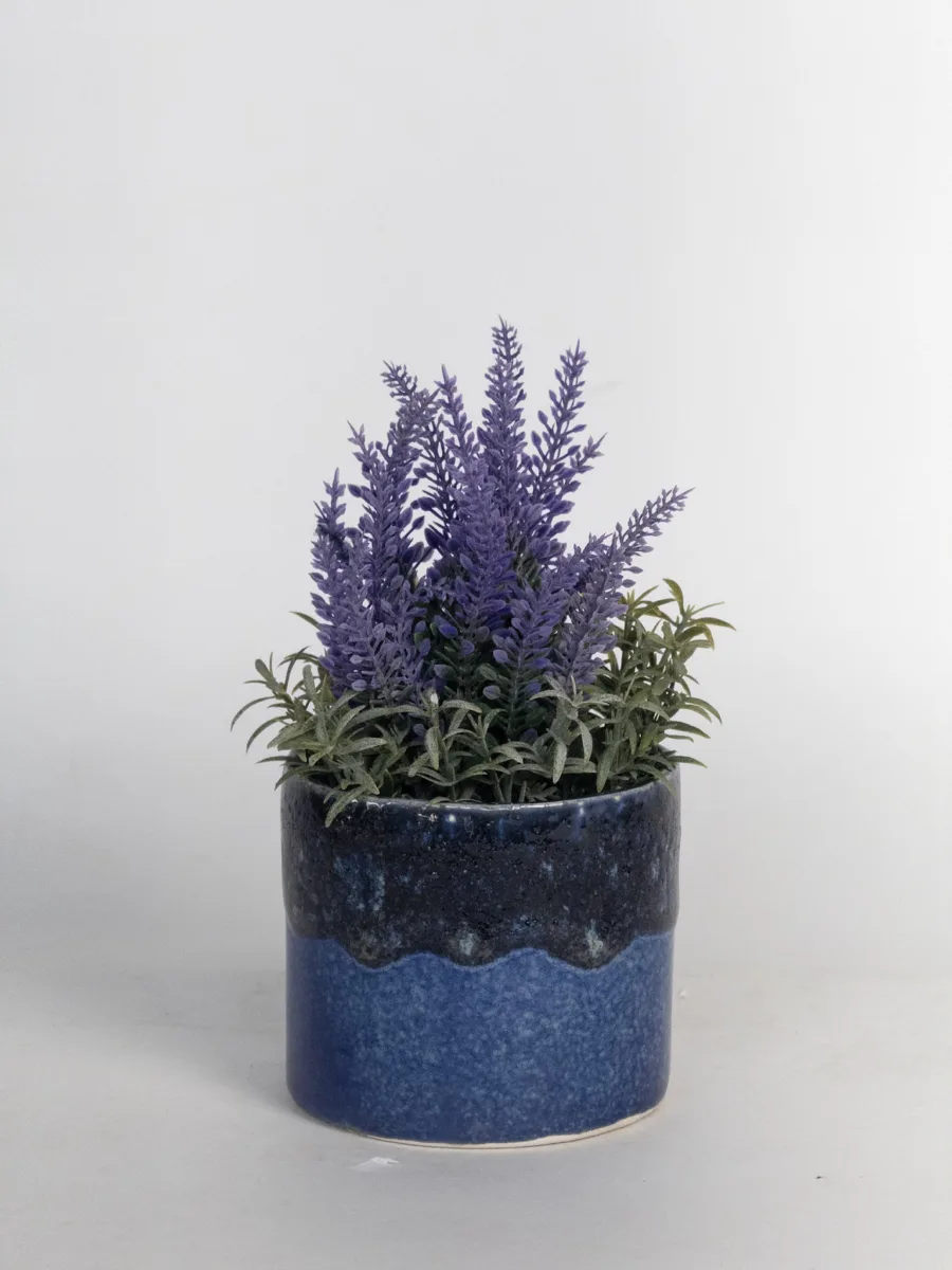 Classic Ceramic Planter — 4" Dia × 3.5" Height — Primary View