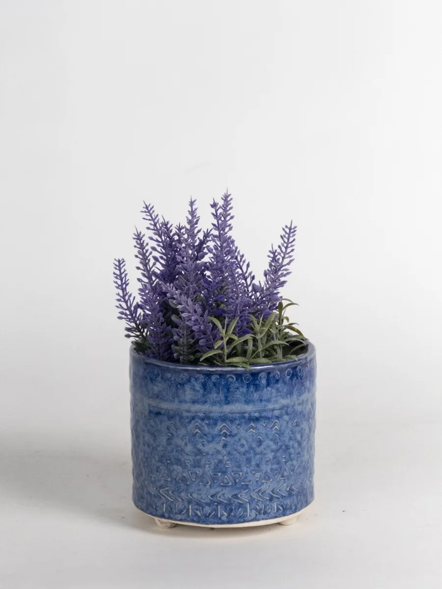 Classic Ceramic Planter — 5" Dia × 4" Height — Primary View