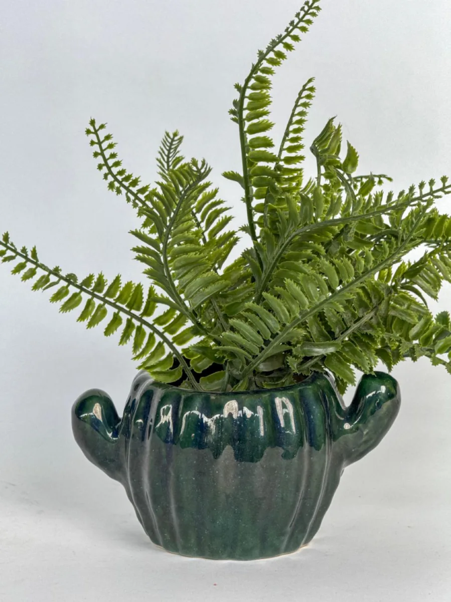 Classic Ceramic Planter — 4.5" Dia × 4" Height — Primary View