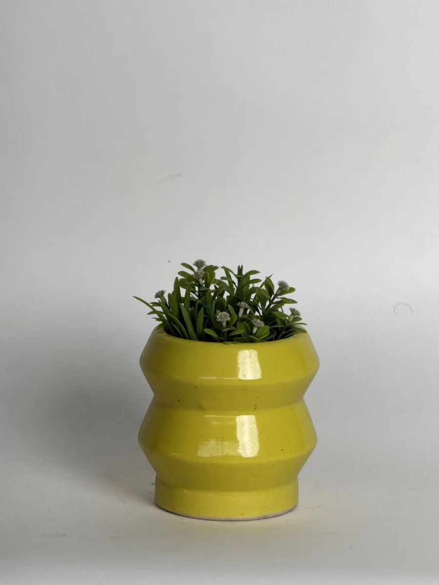 Classic Ceramic Planter — 5" Dia × 4" Height — Primary View