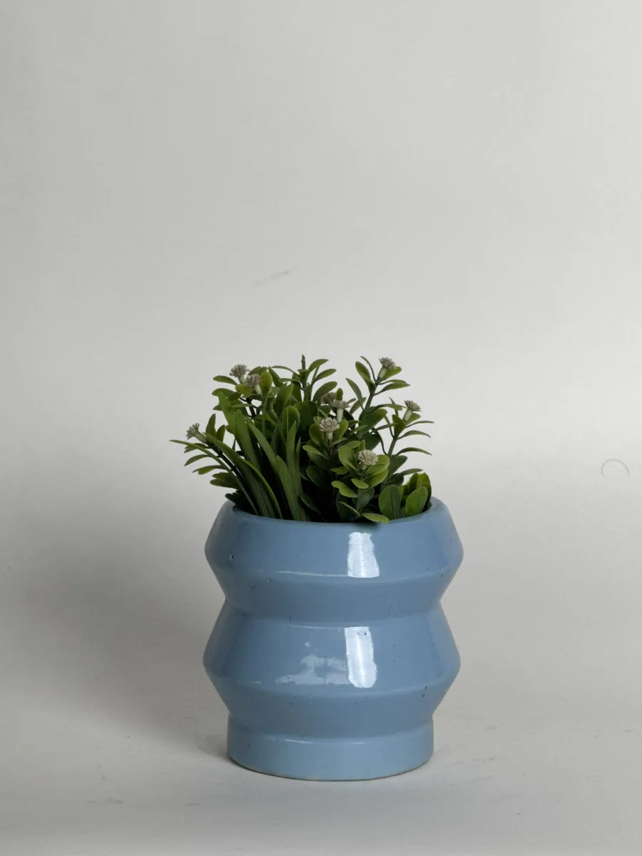 Classic Ceramic Planter — 5" Dia × 4" Height — Primary View