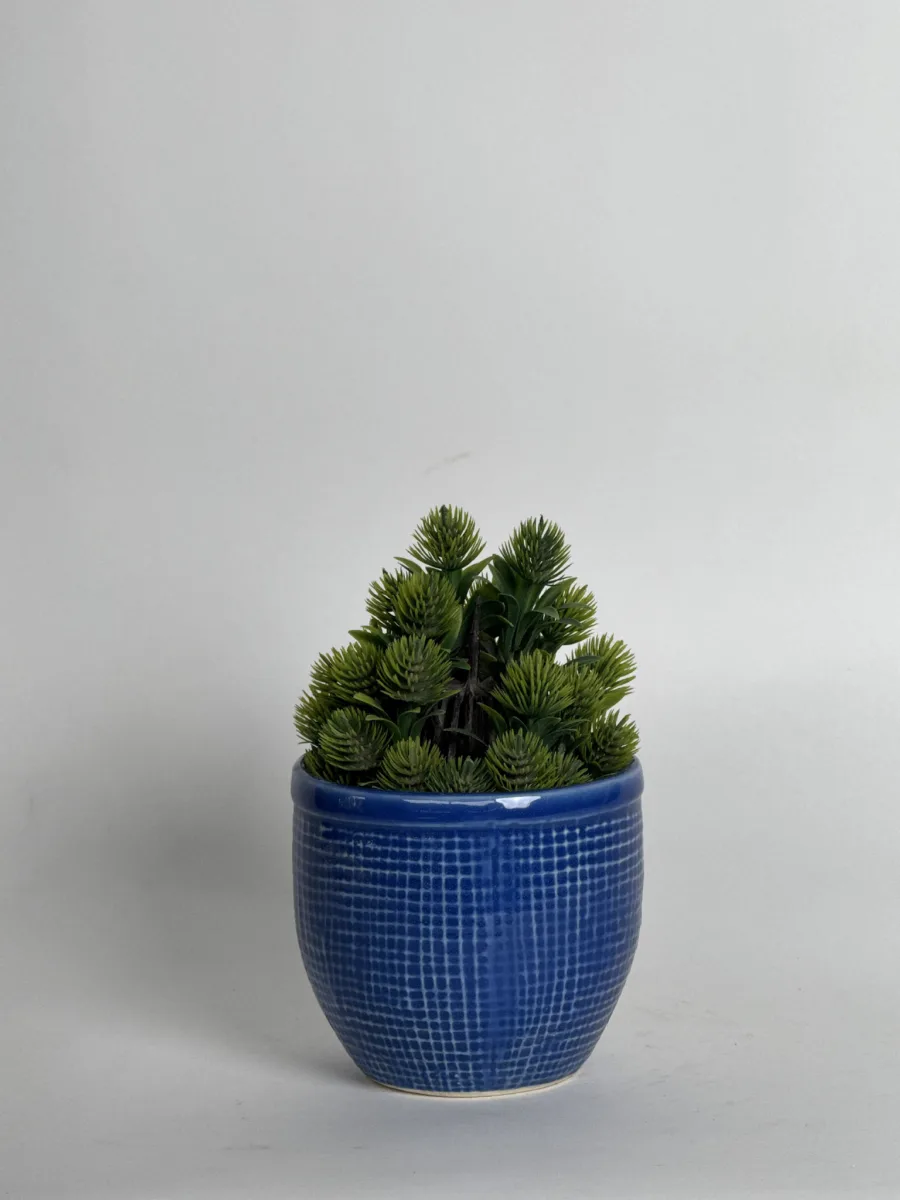 Classic Ceramic Planter — 6" Dia × 6" Height — Primary View