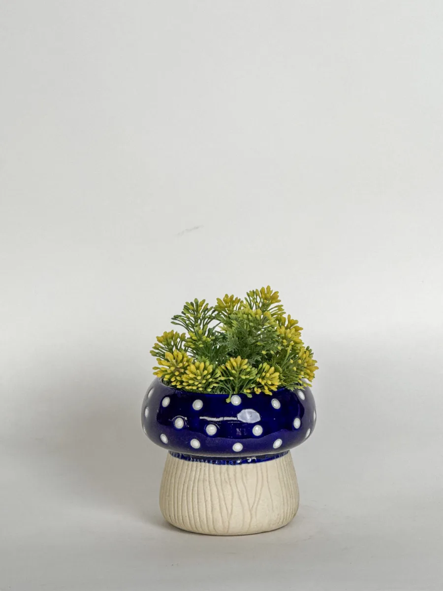 Classic Ceramic Planter — 6" Dia × 4" Height — Primary View
