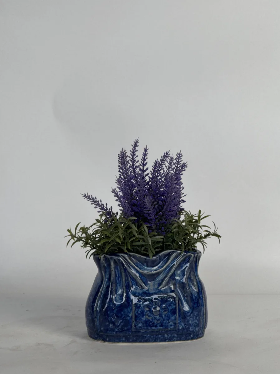 Classic Ceramic Planter — 5" Dia × 5" Height — Primary View