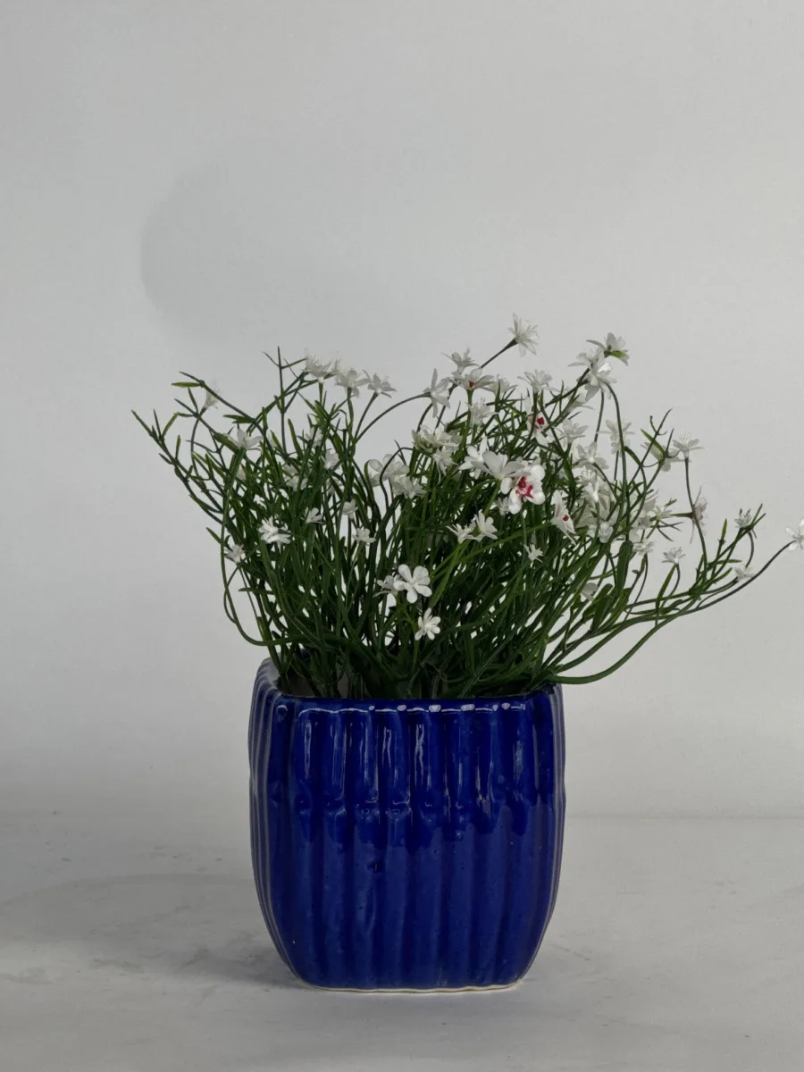 Classic Ceramic Planter — 5" Dia × 5" Height — Primary View