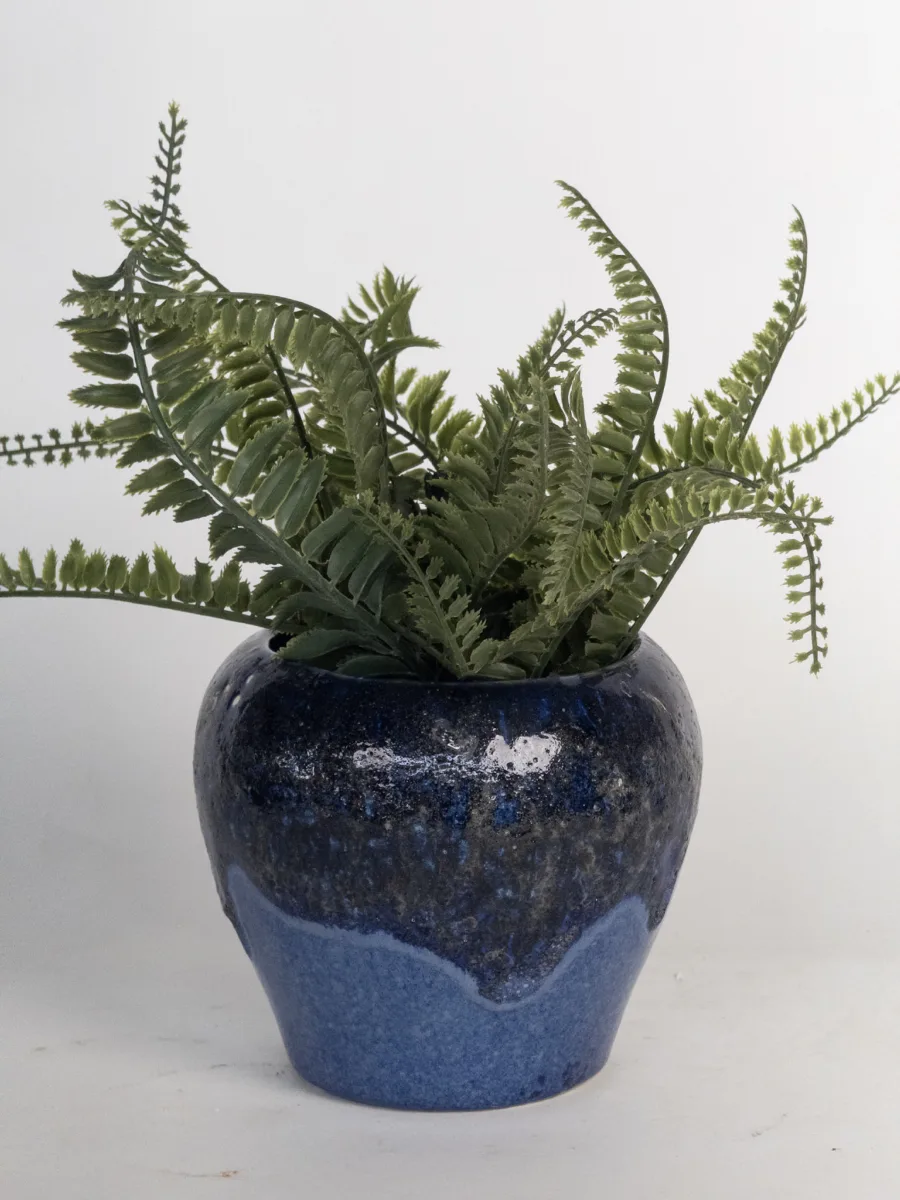 Classic Ceramic Planter — 4" Dia × 4" Height — Primary View